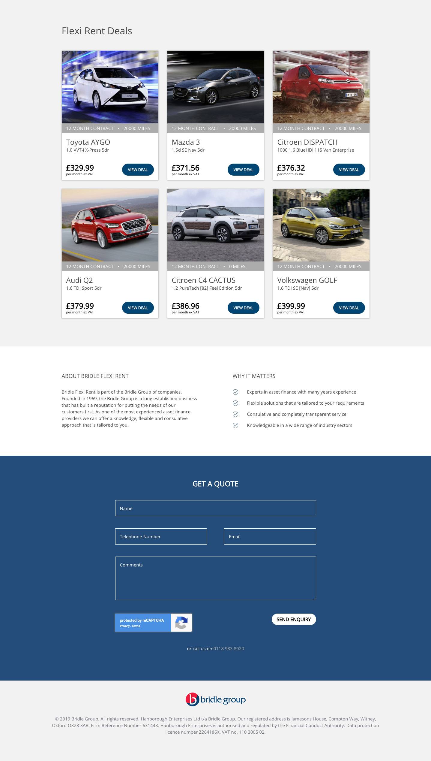Bridle Website Responsive