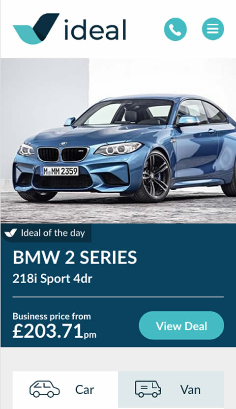 Ideal Website Mobile