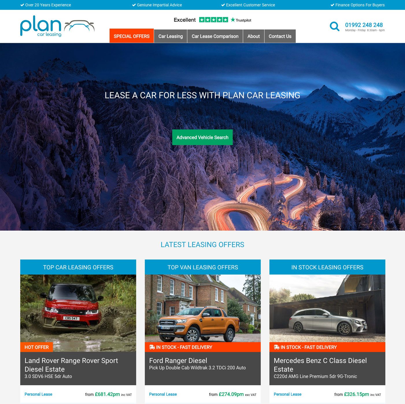 Plan Website Desktop